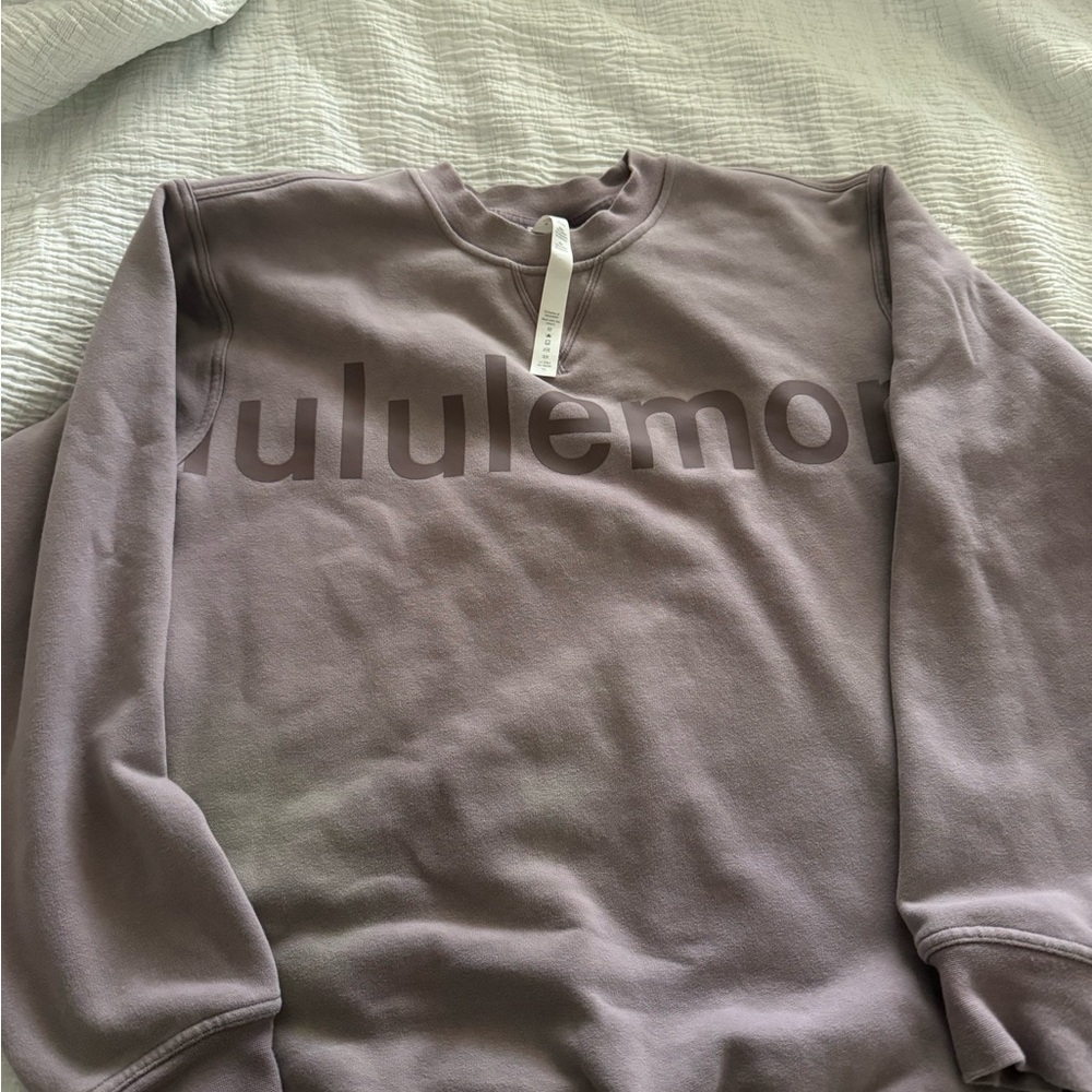 lululemon athletica Purple Crew Neck Sweater - Picture 1 of 1